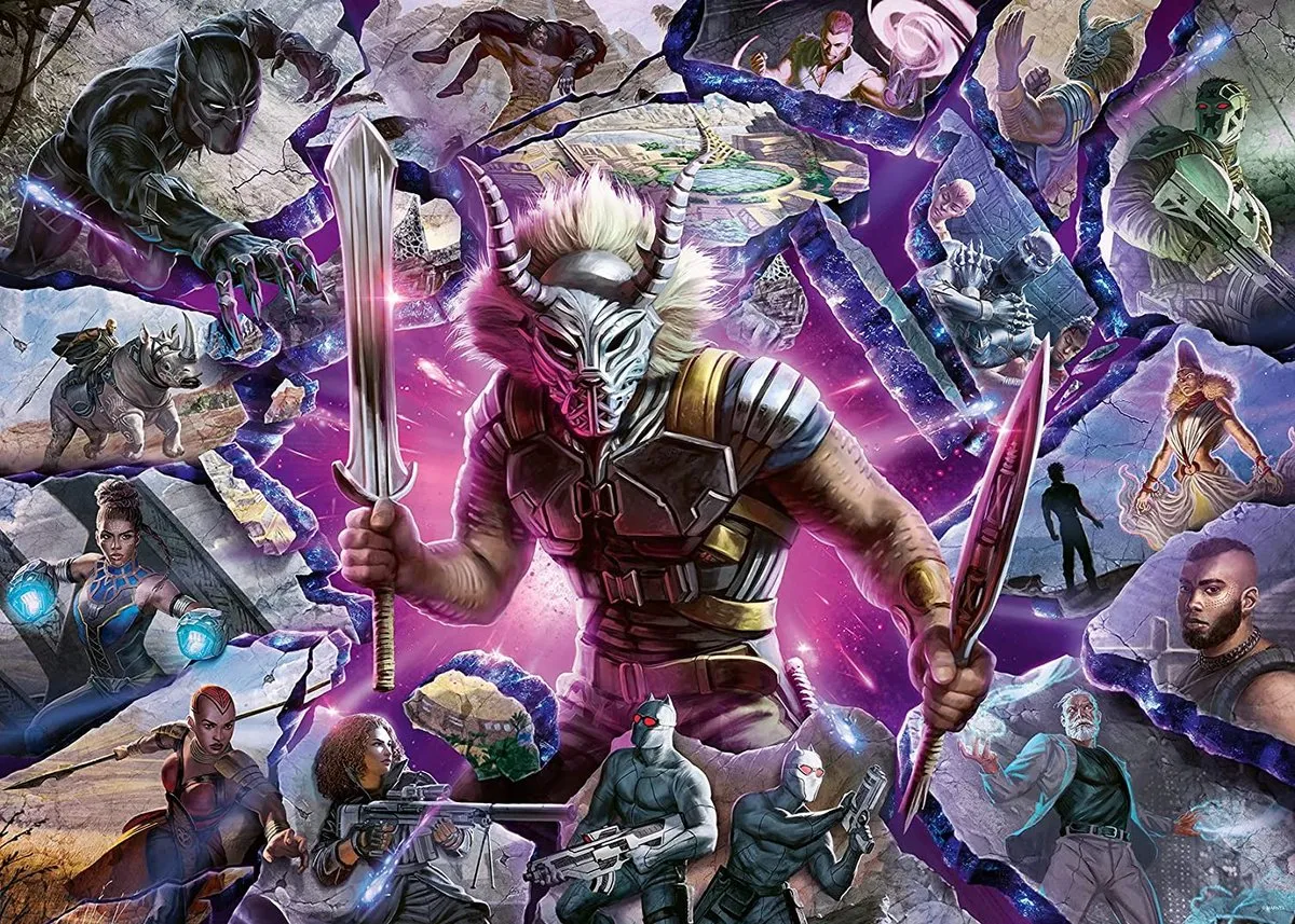 Ravensburger Marvel Villainous Killmonger Legpuzzel 1000 Stuks - Multicolor