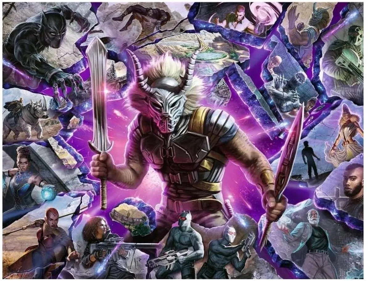Ravensburger Marvel Villainous Killmonger Legpuzzel 1000 Stuks - Multicolor