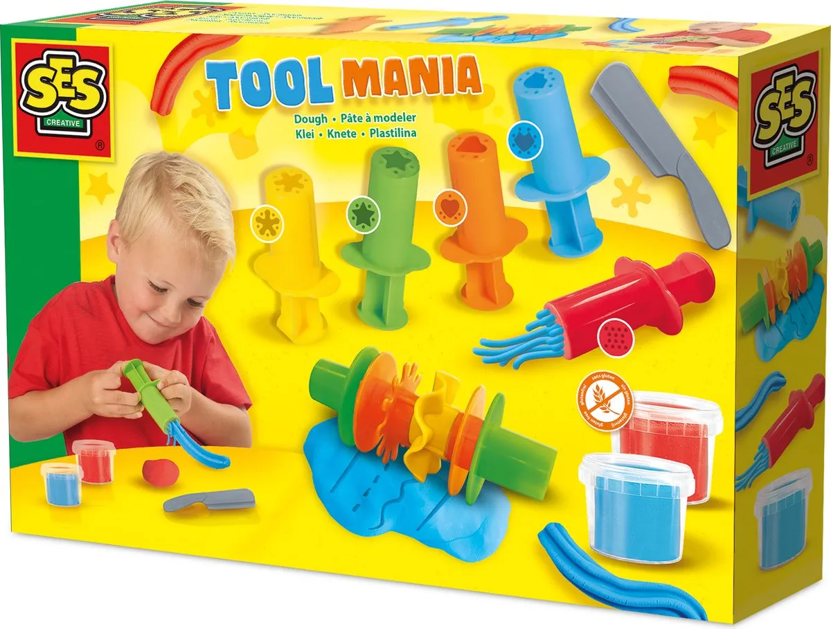 SES Creative Tool Mania Klei Set