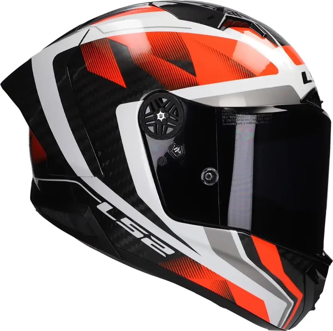 LS2 FF805 Thunder GP Aero Raute Integraalhelm - XL - Rood/Wit