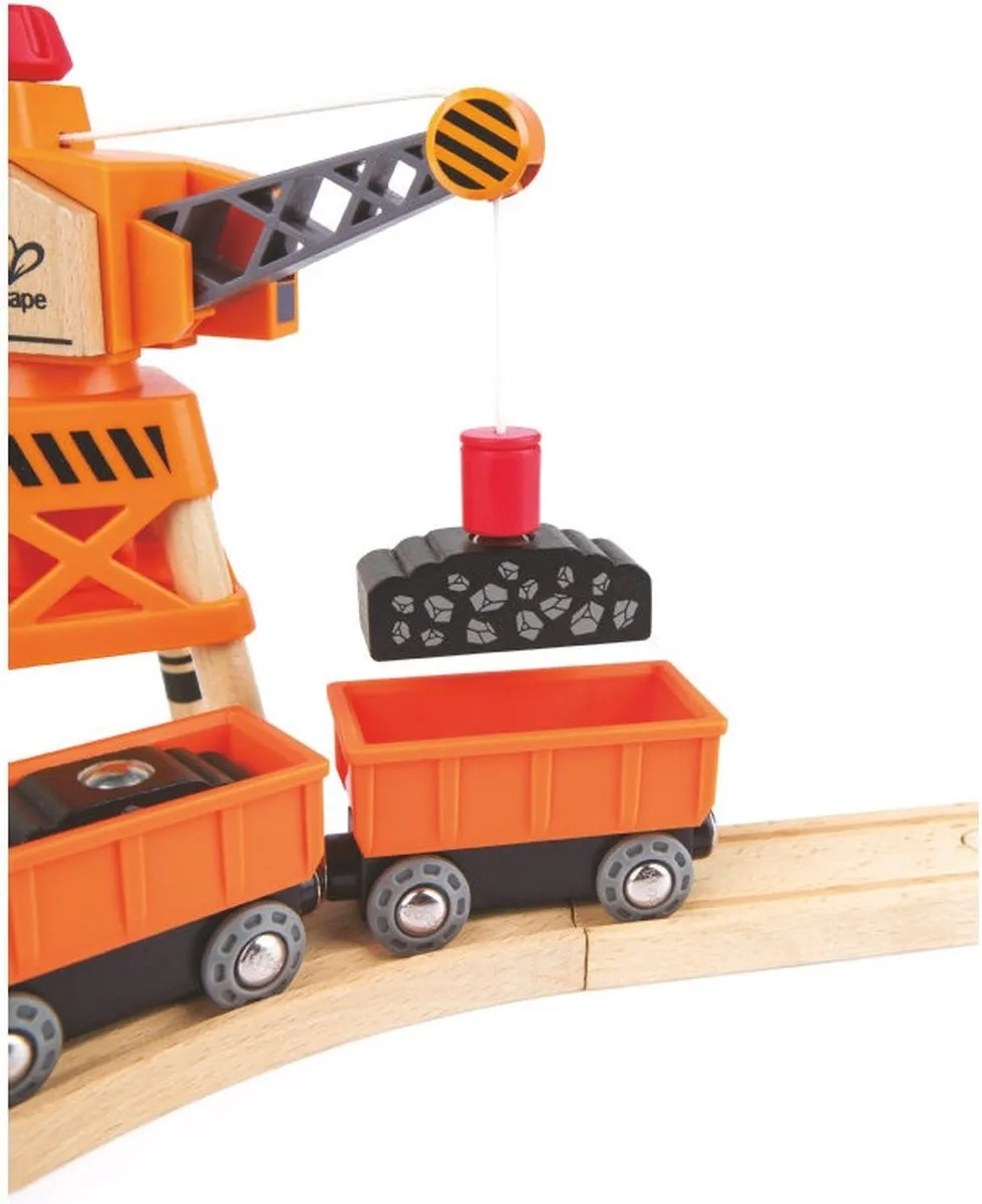 Hape Dieselgoederentrein 302617 - 5-delig - Veelkleurig