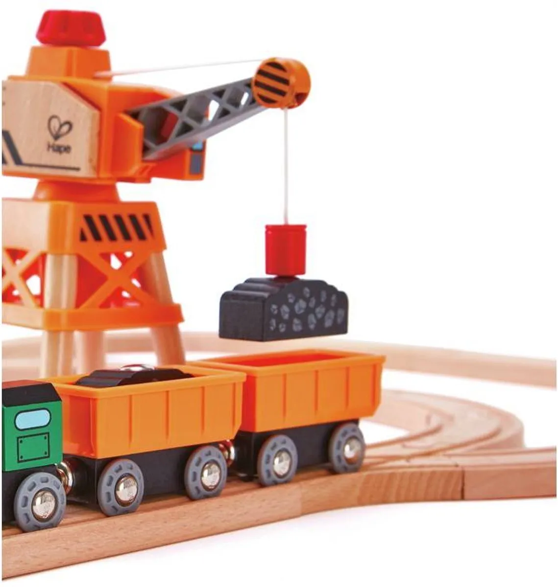 Hape Dieselgoederentrein 302617 - 5-delig - Veelkleurig