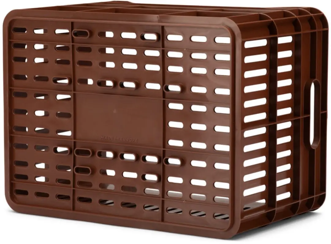 URBAN PROOF Click Fietskrat 30L - Gerecycled Kunststof Deep Brown