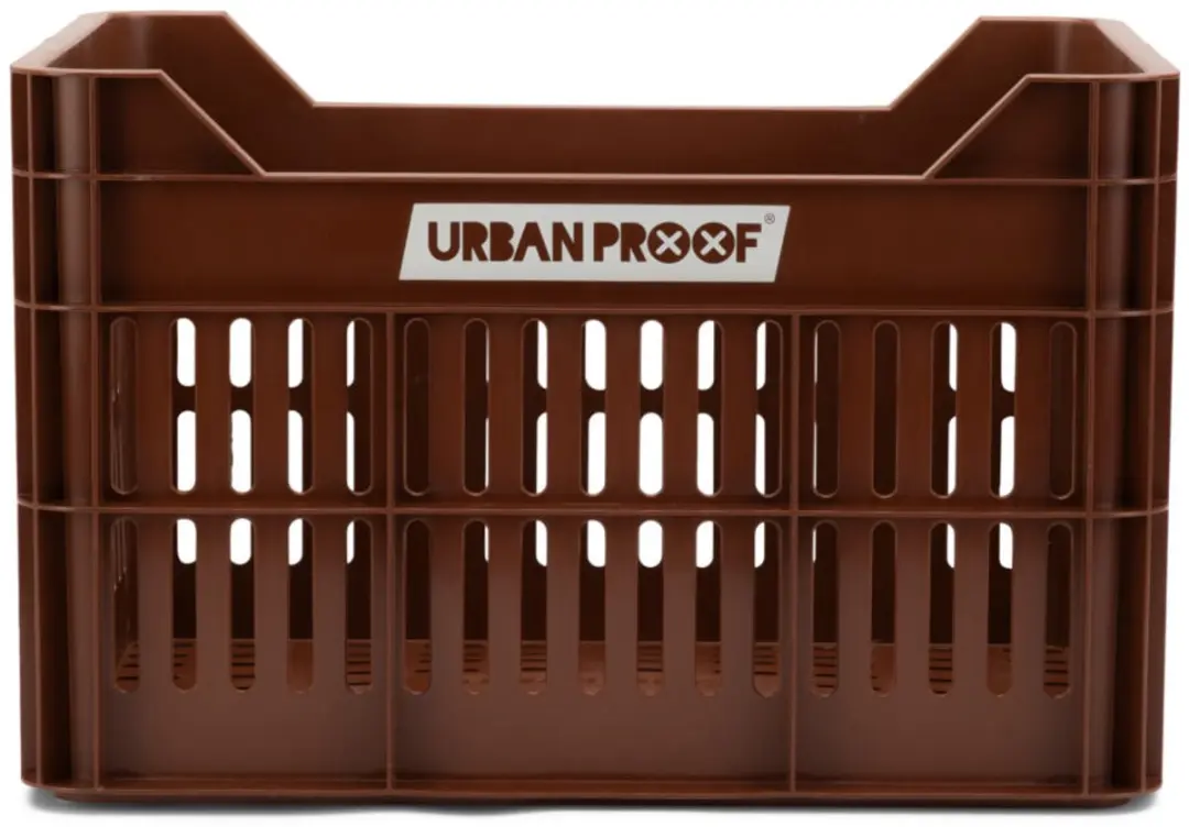 URBAN PROOF Click Fietskrat 30L - Gerecycled Kunststof Deep Brown - afbeelding 6 van 6