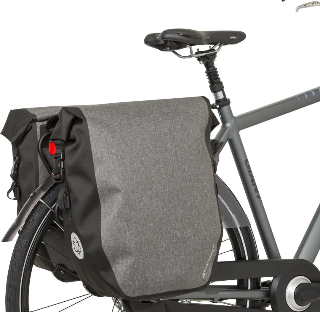 AGU Shelter Dubbele Fietstas 42L - Grijs