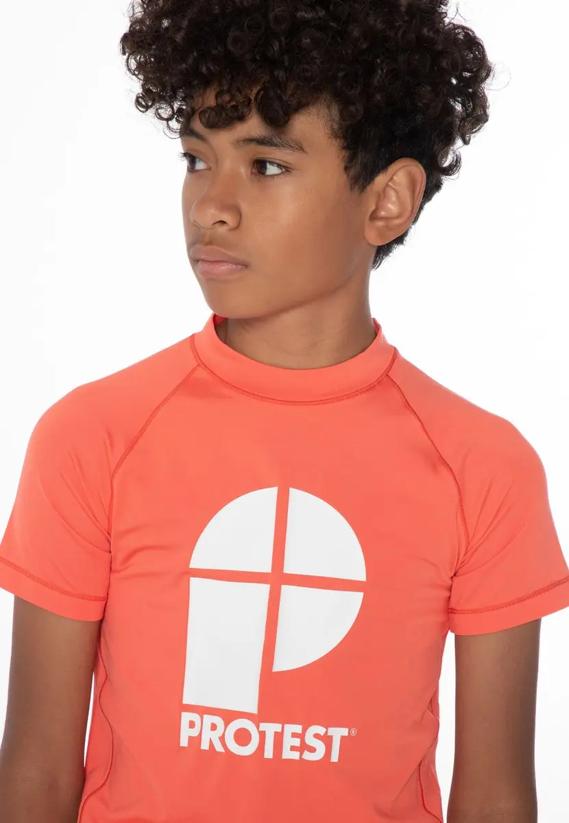 Protest PRTBERENT JR Surf T-shirt Jongens - 176 - New Coralpink