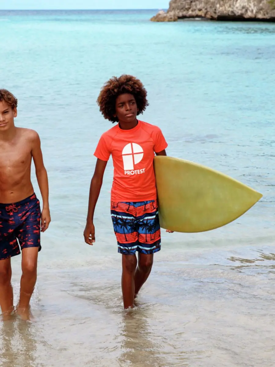 Protest PRTBERENT JR Surf T-shirt Jongens - 176 - New Coralpink