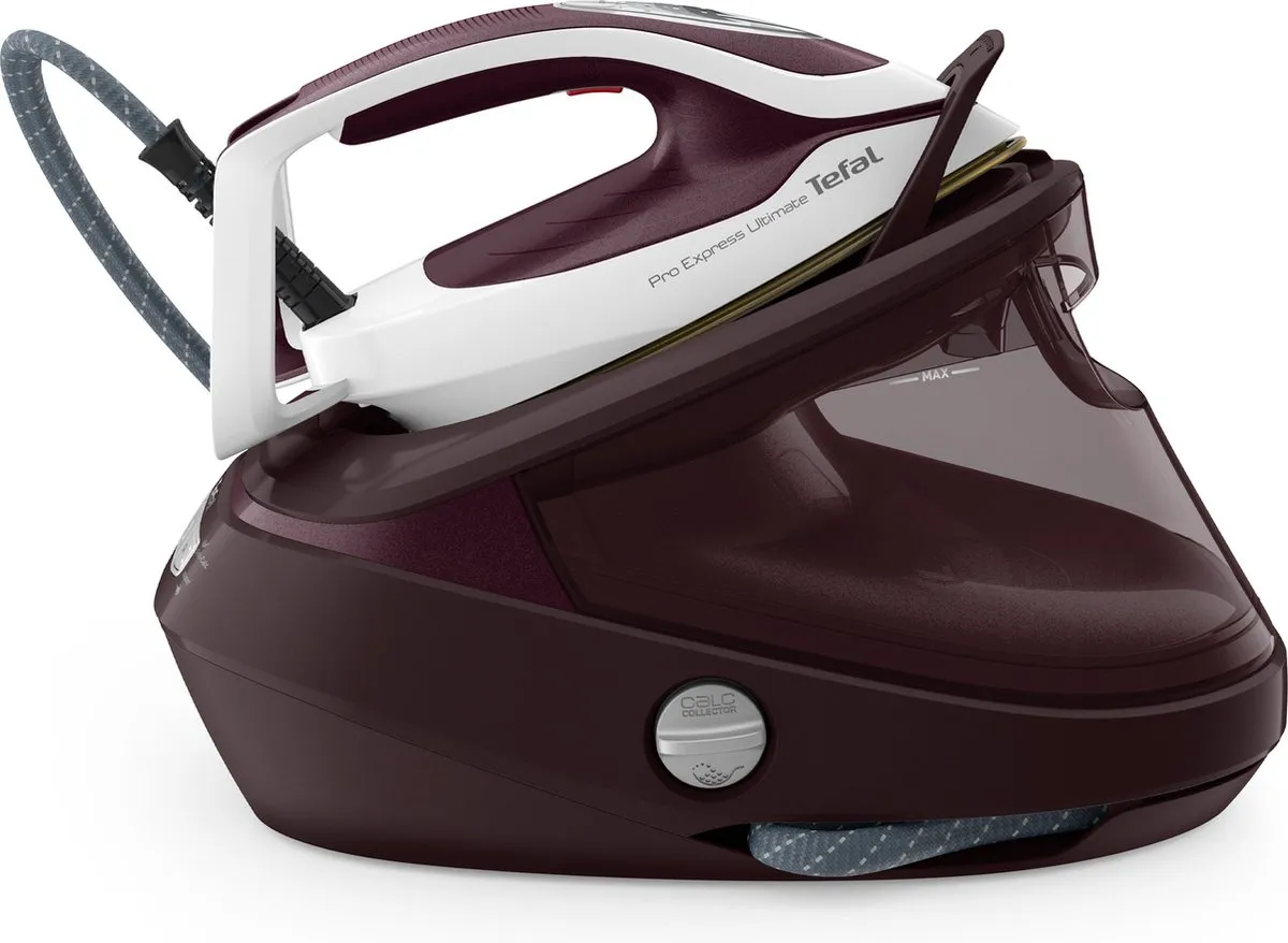 Tefal Pro Express Ultimate II GV9721 Stoomgenerator 3000W - Bordeaux rood