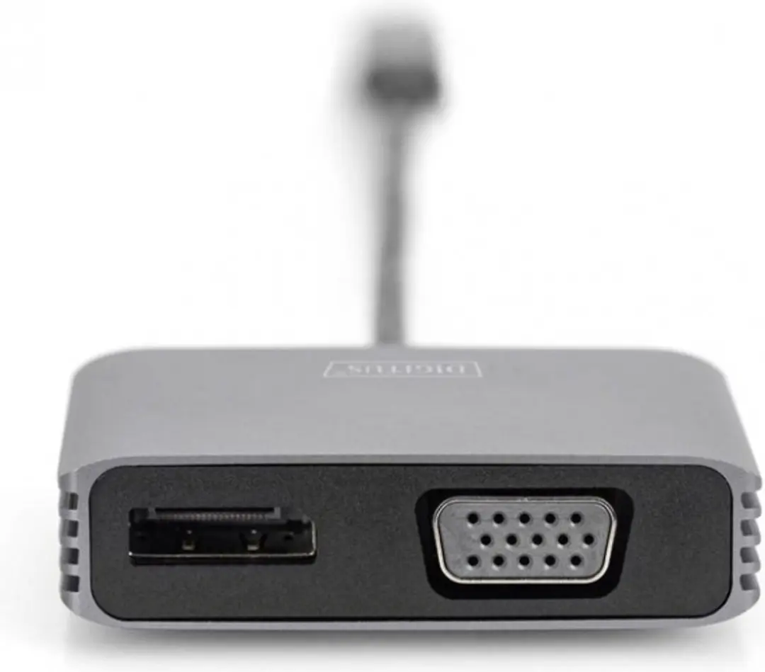 Digitus DA-70827 USB-C naar 2x DisplayPort Adapter - Zwart - afbeelding 6 van 6