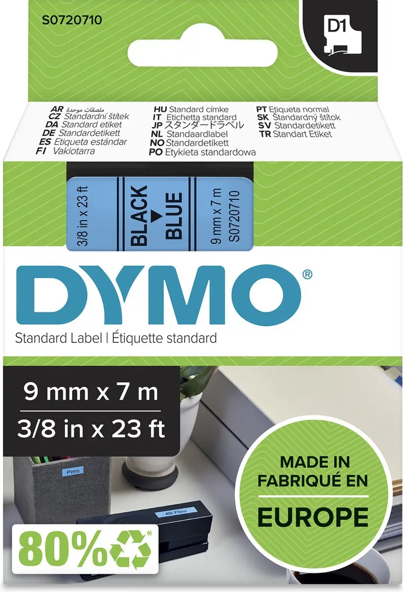 DYMO D1 S0720710 Zelfklevende Etiketten