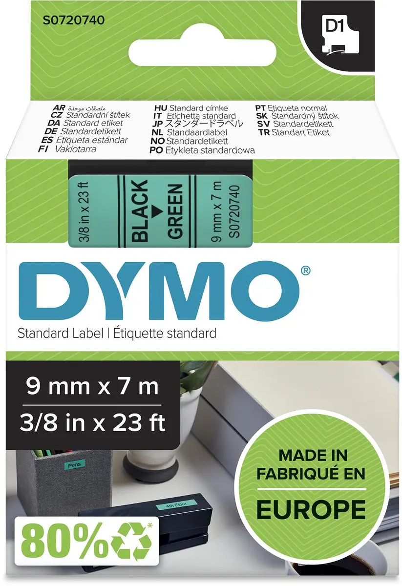 DYMO D1 S0720740 Zelfklevende Etiketten