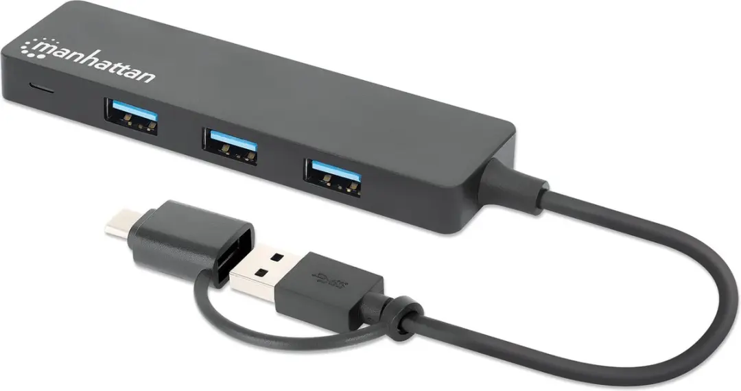MH 4-Port USB 3.2 Gen 1 Combo Hub, Retail Hanging Box