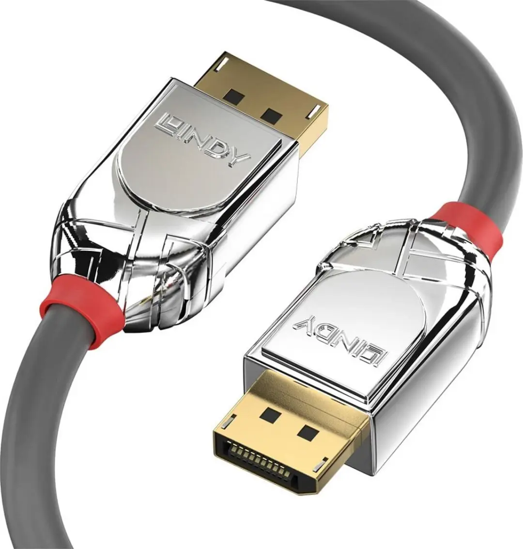 Lindy 36301 DisplayPort-kabel 1m - Grijs - afbeelding 6 van 6
