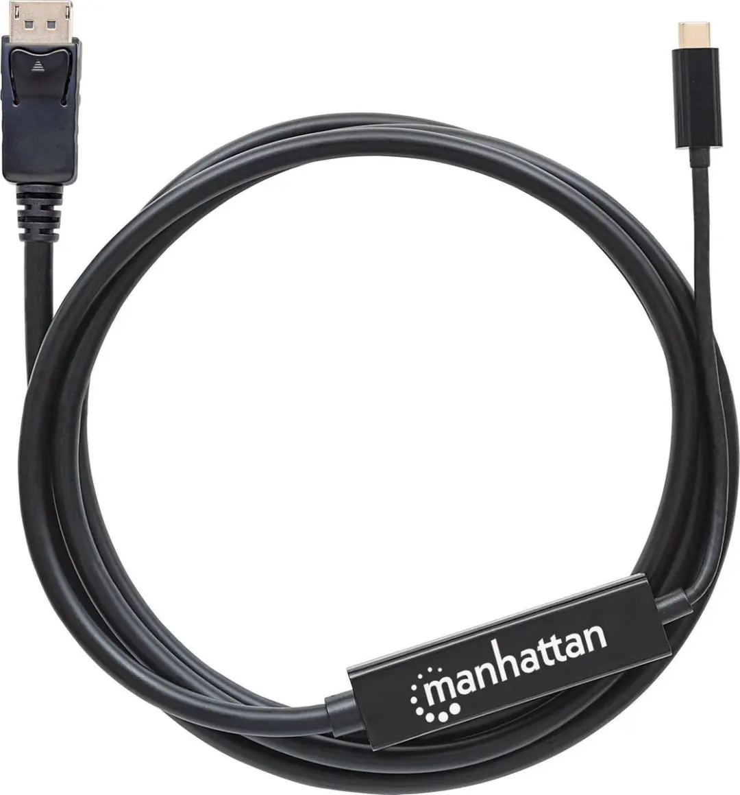 Manhattan USB-C naar DisplayPort Kabel 4K@60 - Zwart - afbeelding 6 van 6