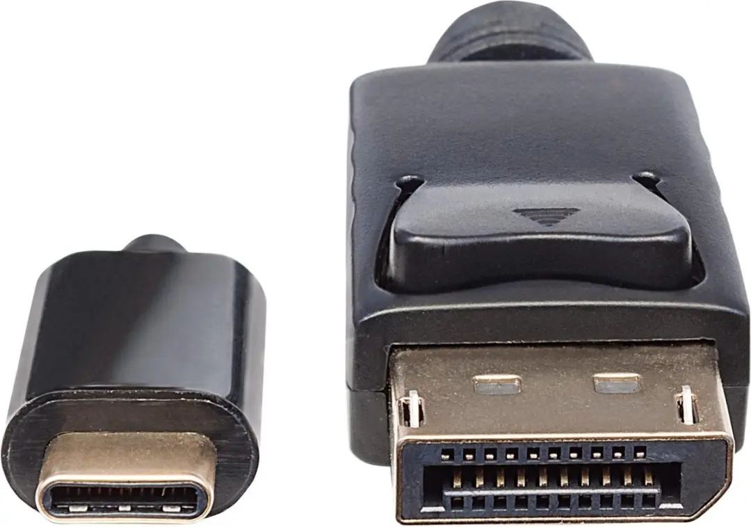 Manhattan USB-C naar DisplayPort Kabel 4K@60 - Zwart