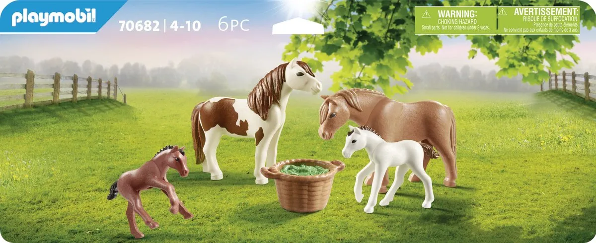 Playmobil Country Pony's met Veulens 70682 - Multicolor - afbeelding 3 van 5