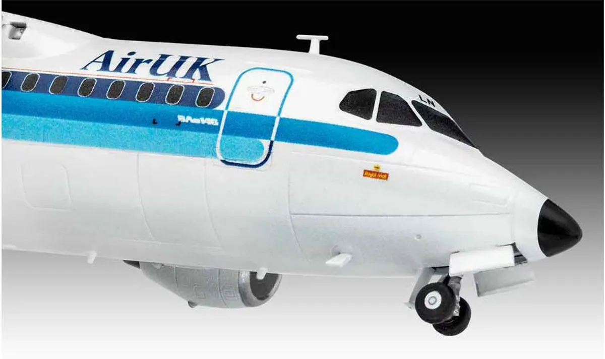 Revell 63791 Bae 146-200 AirUK Modelbouwpakket - 1:144 - Straaljager - 63 Onderdelen