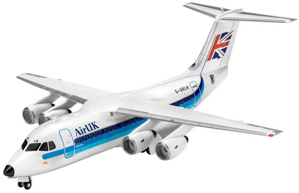 Revell 63791 Bae 146-200 AirUK Modelbouwpakket - 1:144 - Straaljager - 63 Onderdelen
