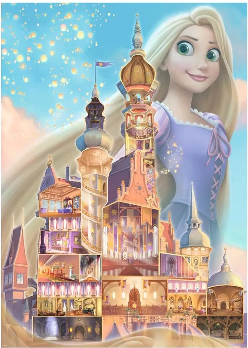 Ravensburger Disney Rapunzel Kasteel Puzzel 1000 Stuks
