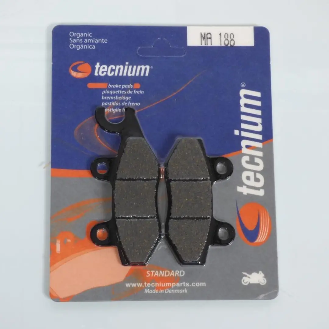 Plaquette de frein Tecnium pour Scooter Kymco 125 Bet & win 2000 à 2004 MA188 /