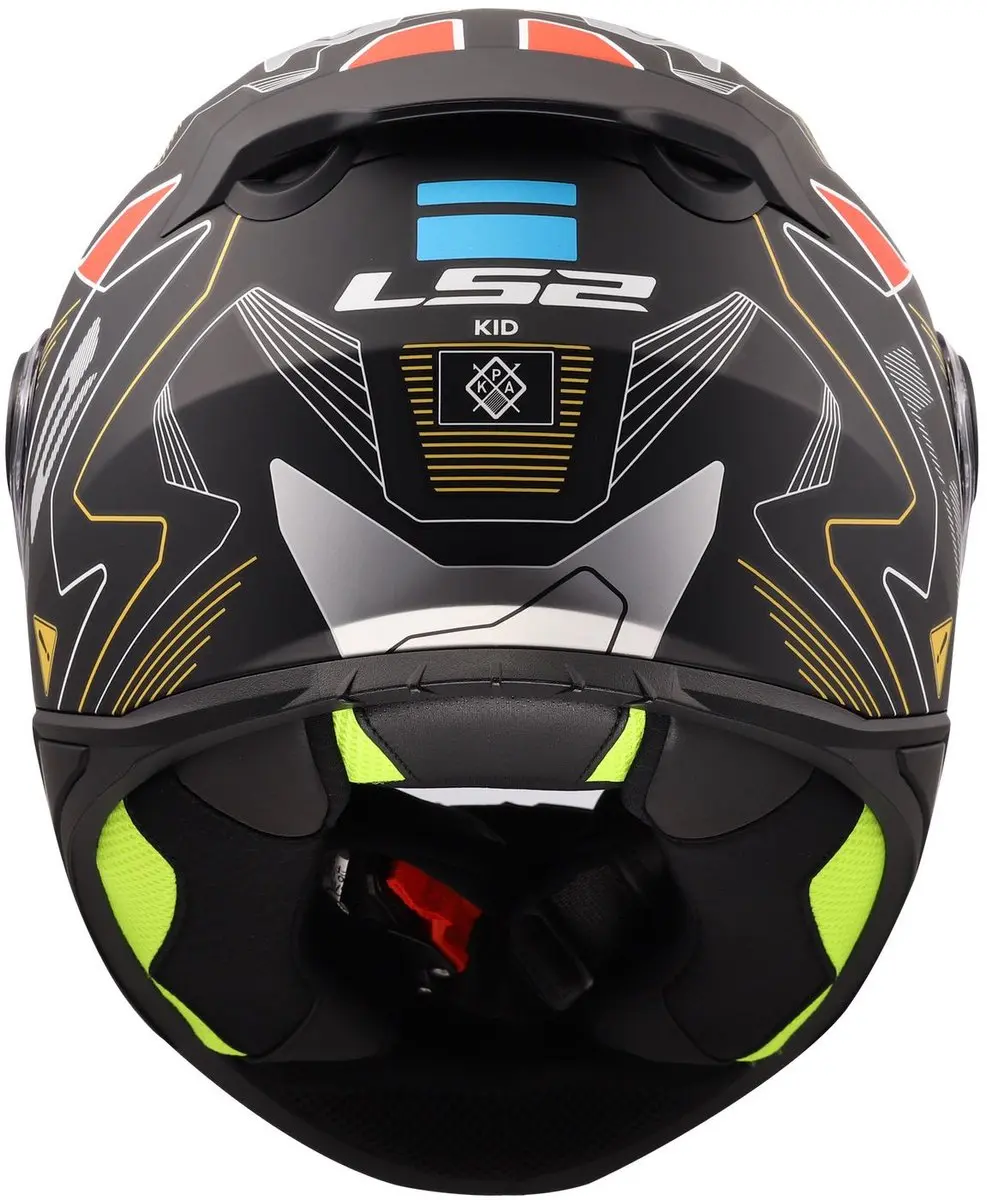 LS2 Kid Zero FF812 Kinderhelm - M - Grijs/Rood