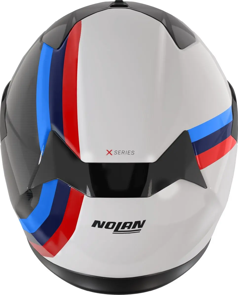 Nolan X-904 Ultra Carbon Helm - M - Zwart/blauw/rood