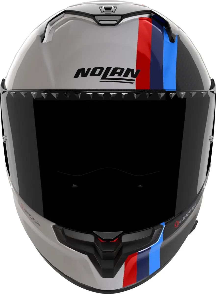 Nolan X-904 Ultra Carbon Helm - M - Zwart/blauw/rood