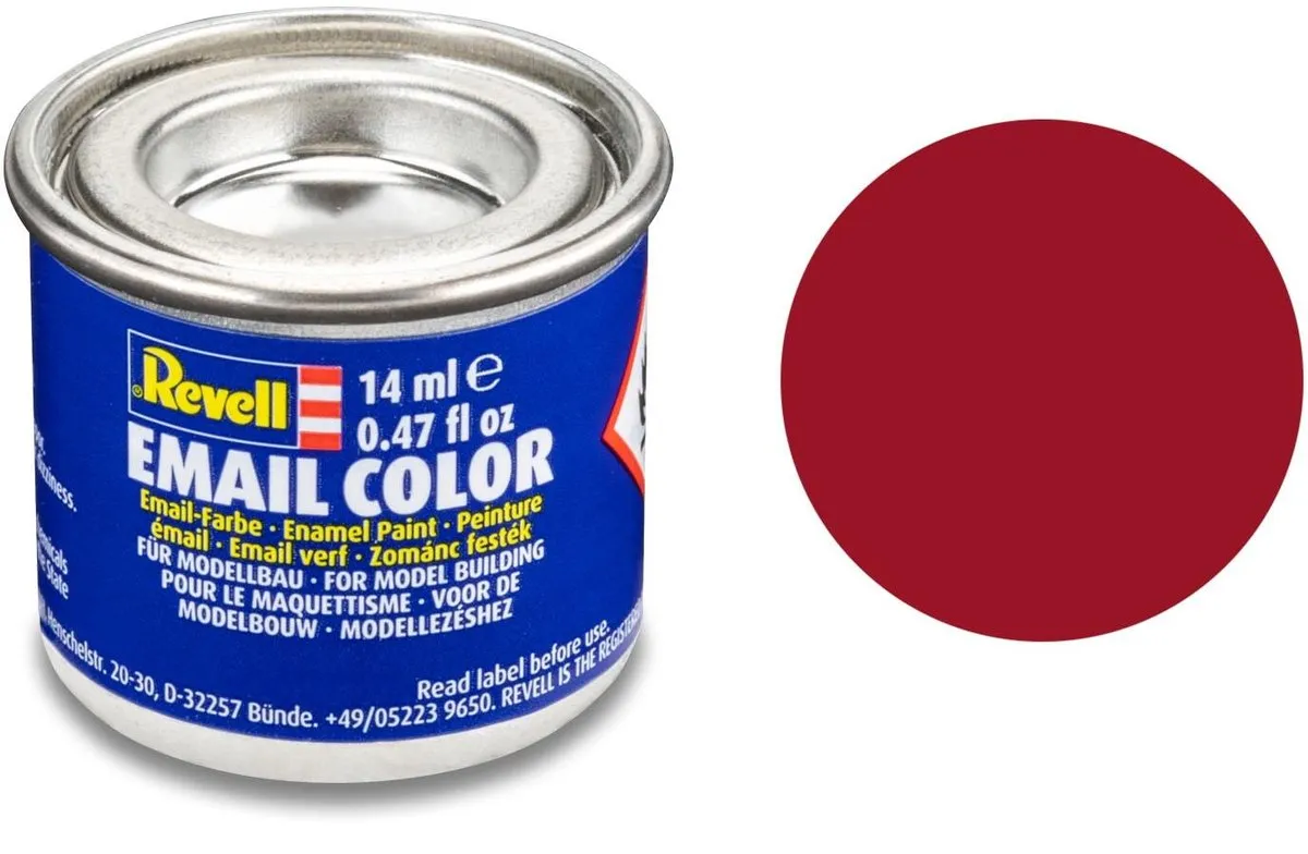 Revell Hobbyverf #36 Carmine Red Enamel 14ml