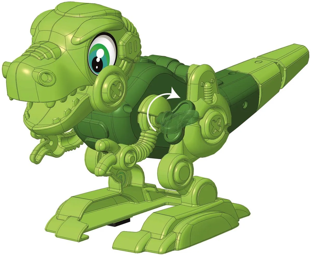 Clementoni Junior DinoBot T-Rex Bouwset 75073 - Multi - afbeelding 3 van 6