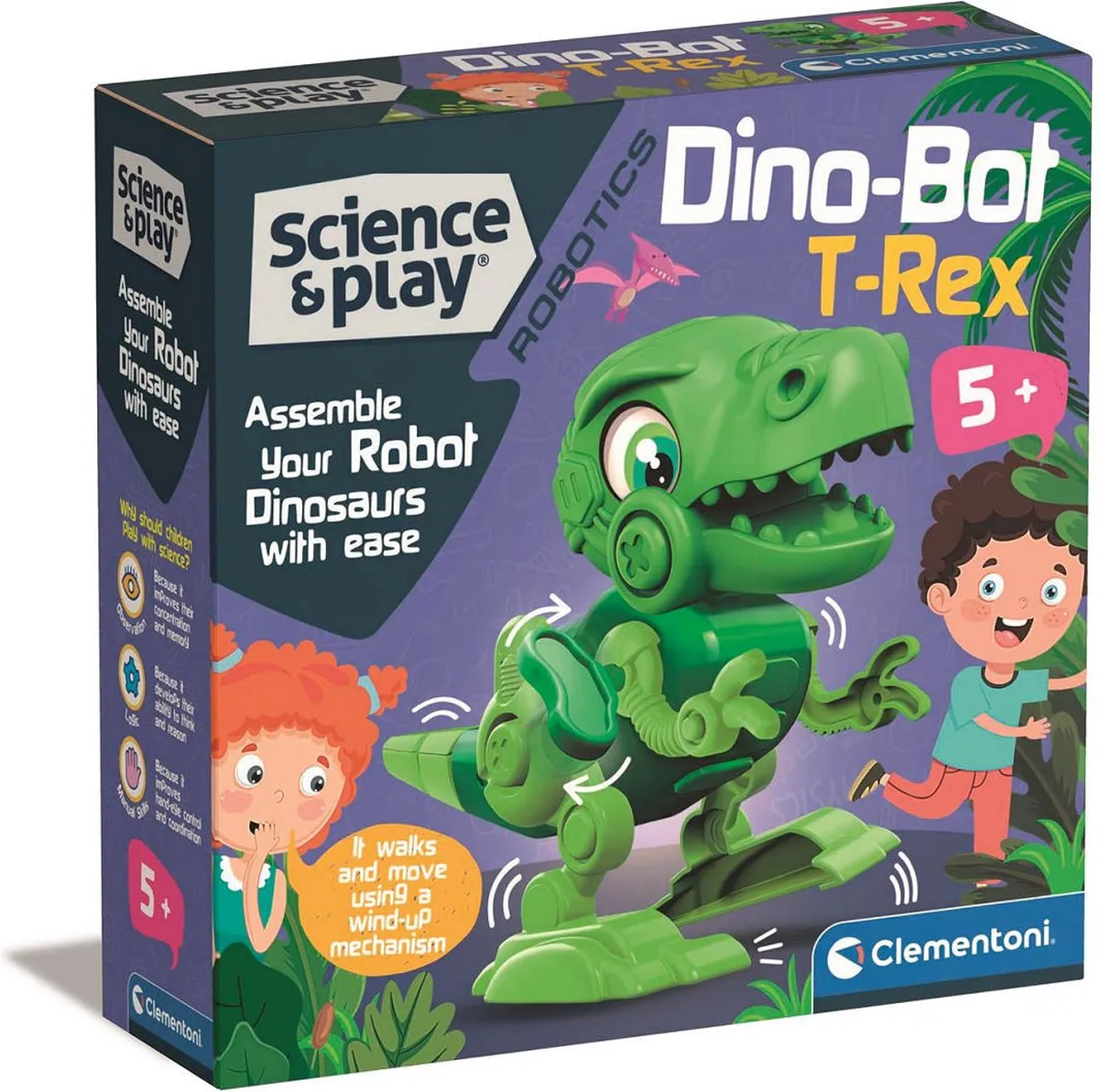 Clementoni Junior DinoBot T-Rex Bouwset 75073