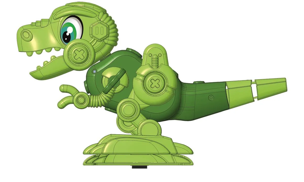 Clementoni Junior DinoBot T-Rex Bouwset 75073 - Multi - afbeelding 4 van 6