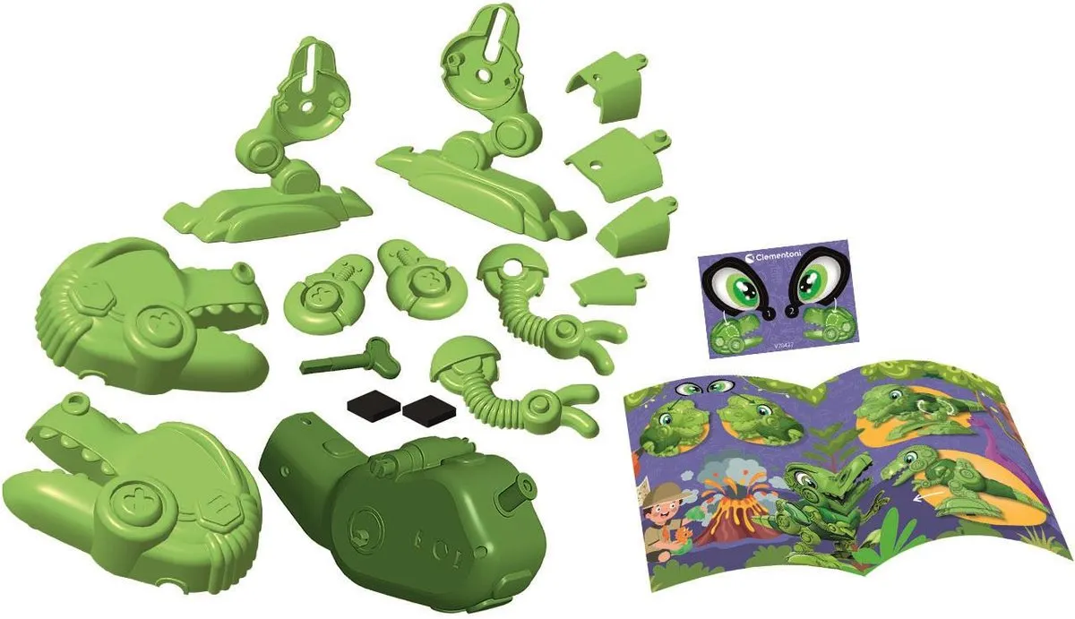 Clementoni Junior DinoBot T-Rex Bouwset 75073 - Multi - afbeelding 2 van 6