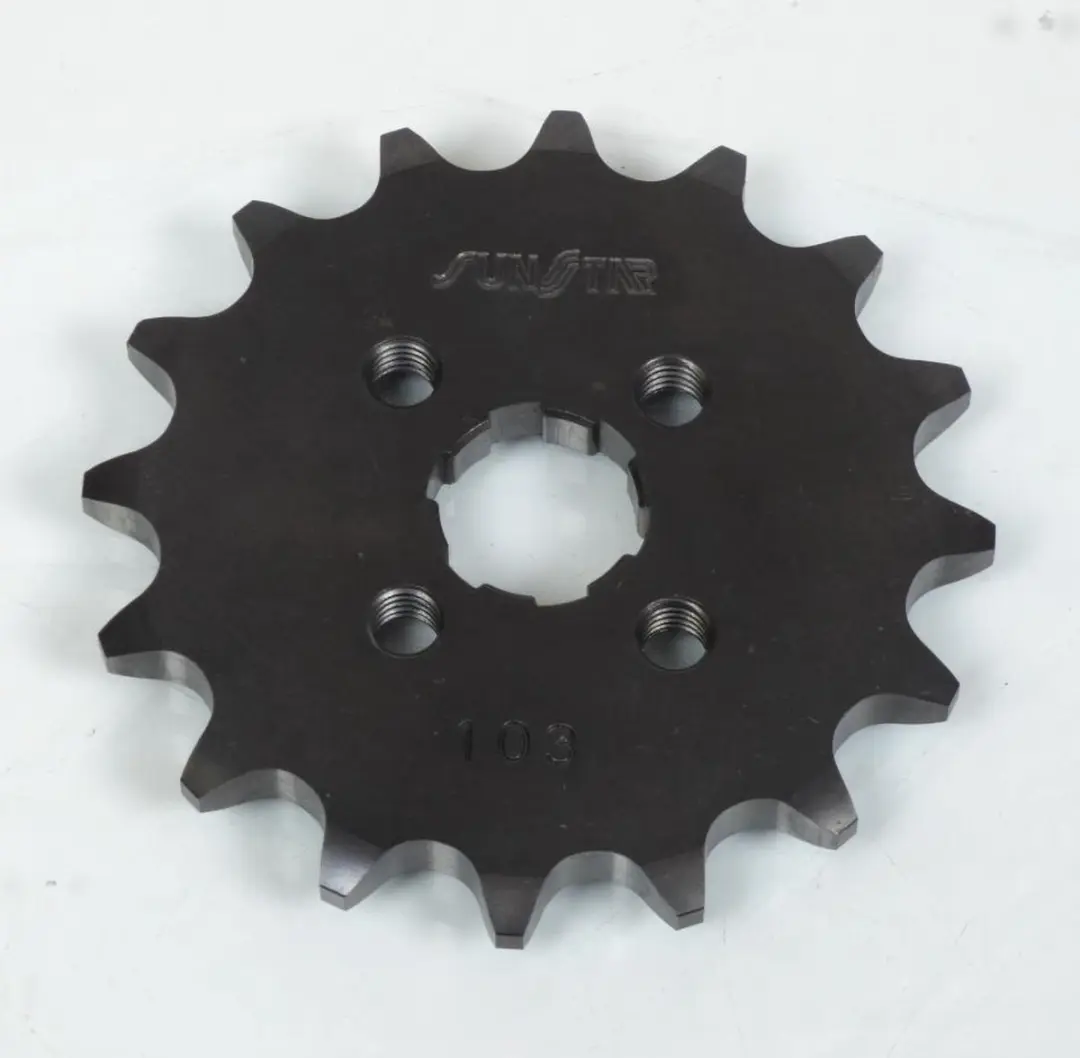 Pignon de sortie de boite Sunstar pour Moto Kawasaki 110 KLX 2002 à 2019 16 den