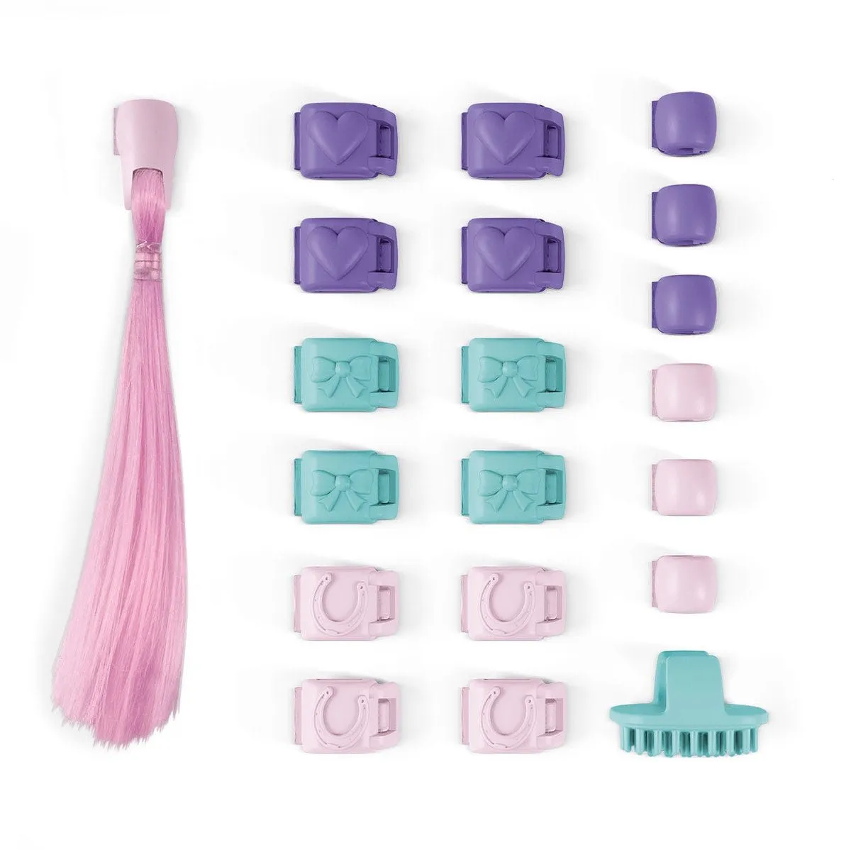 Schleich Sofia's Beauties Haar Accessoires 42589 - Paars/Blauw/Roze