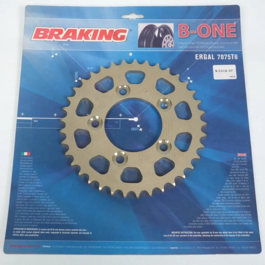 Couronne de transmission Sunstar pour Moto Suzuki 1000 Gsx-R 2001 à 2015 37 den