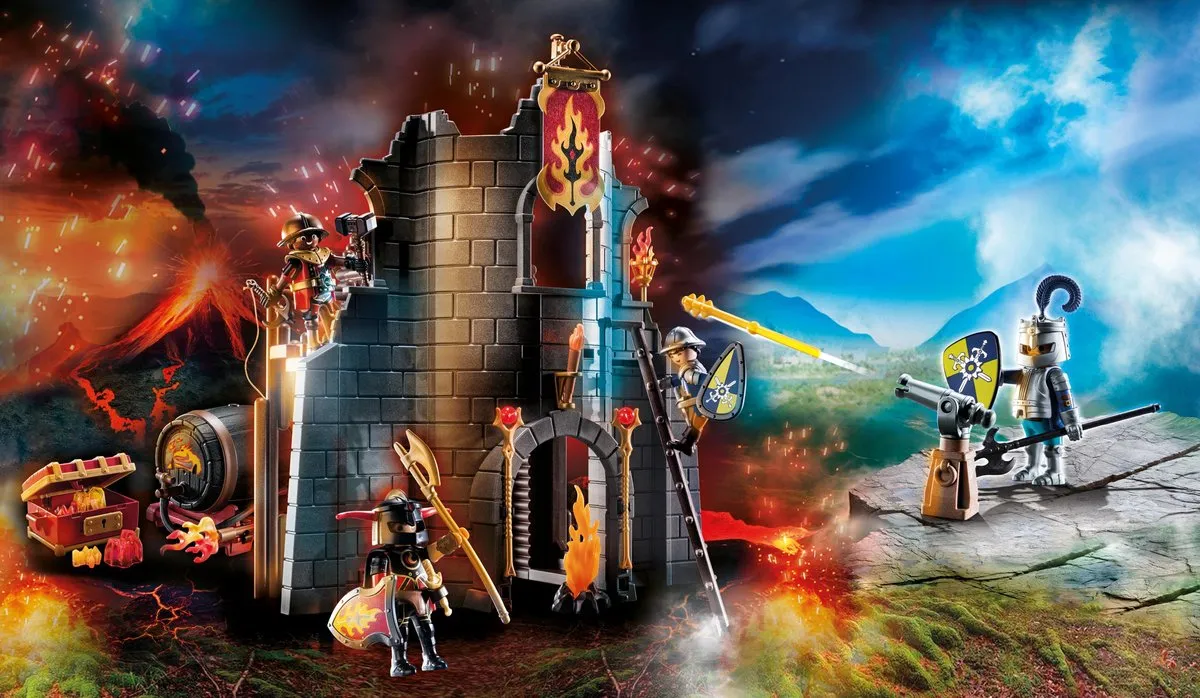 Playmobil Novelmore Burnham Raiders Vuurruïne 70539 - afbeelding 2 van 6