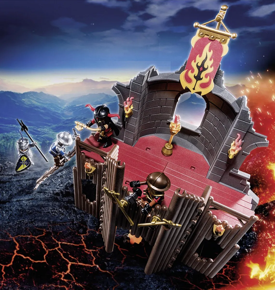 Playmobil Novelmore Burnham Raiders Vuurruïne 70539 - afbeelding 5 van 6