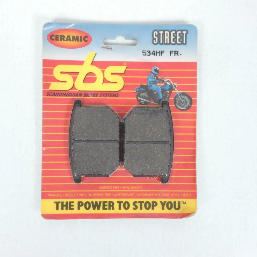 Plaquette de frein SBS pour Moto Suzuki 1100 Gsx E 1979 à 1984 534HF AV / 2 pai