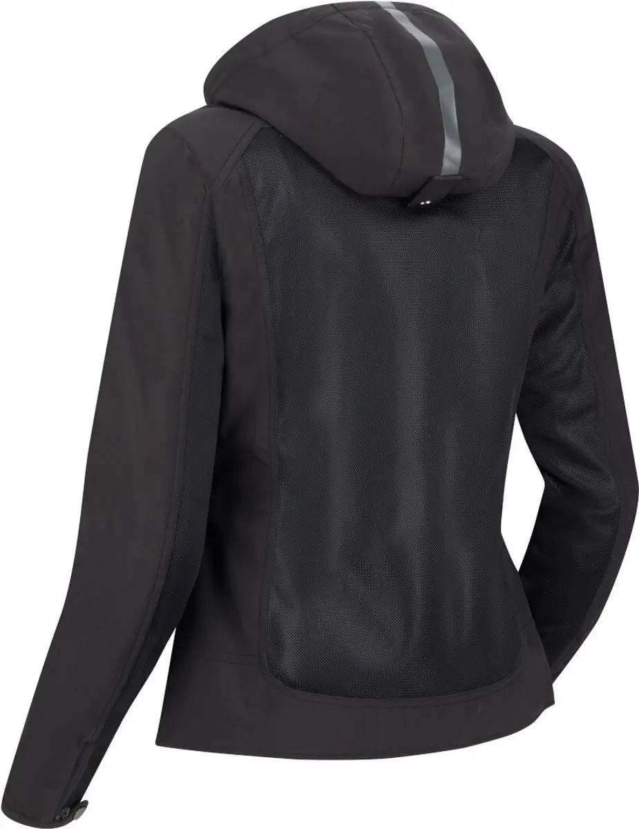 Segura Natcho Vented Softshell Dames Motorfietsjas - Zwart/Grijs
