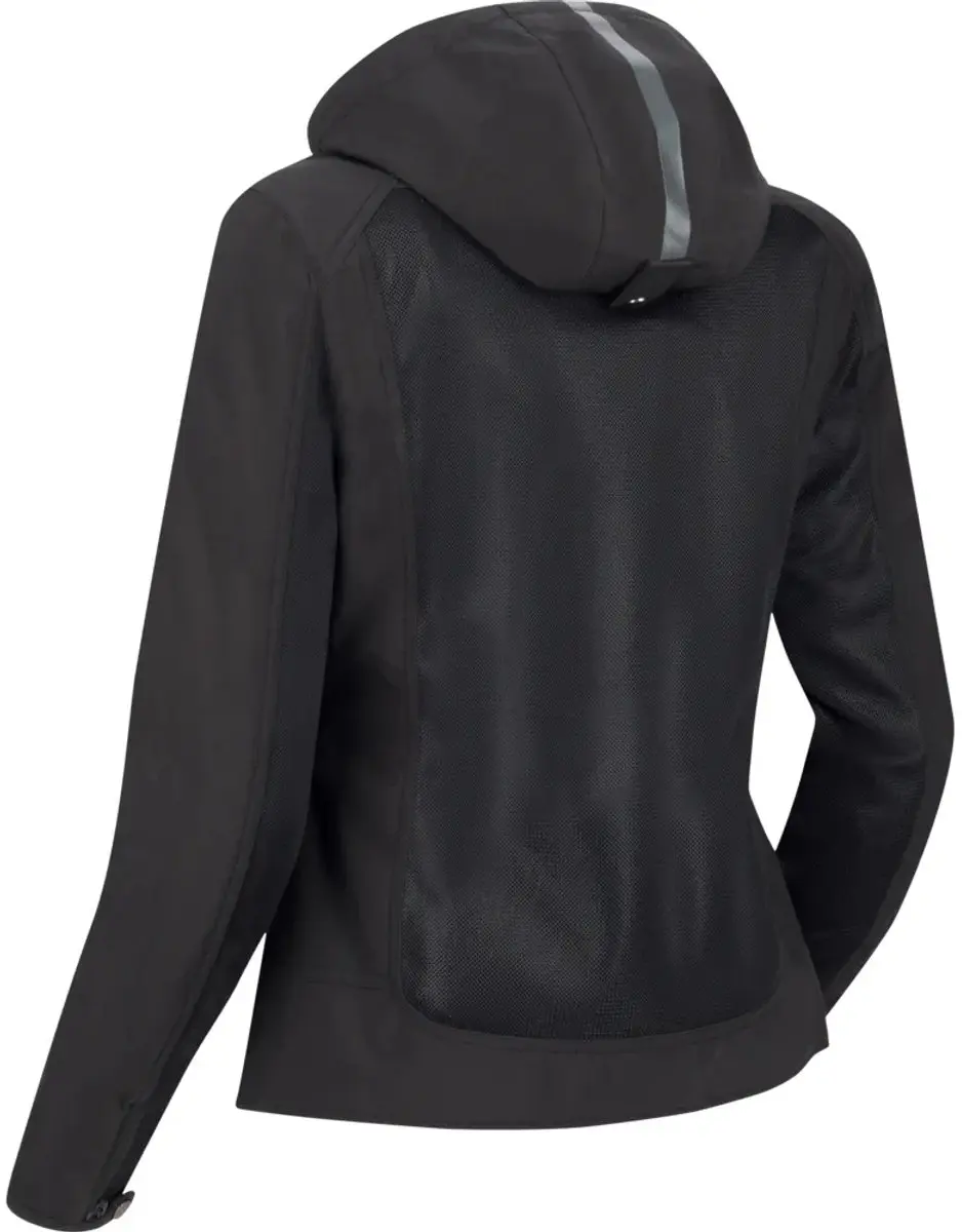 Segura Natcho Vented Softshell Dames Motorfietsjas - Zwart/Grijs