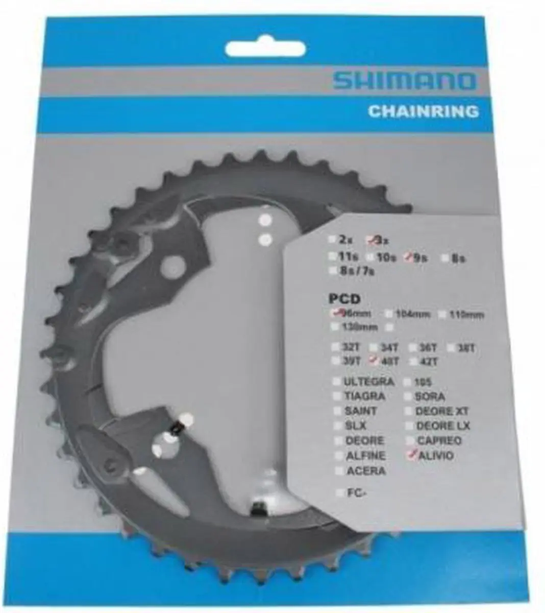 Shimano Alivio FC-M4000 Kettingblad 40T - Zwart - afbeelding 2 van 4