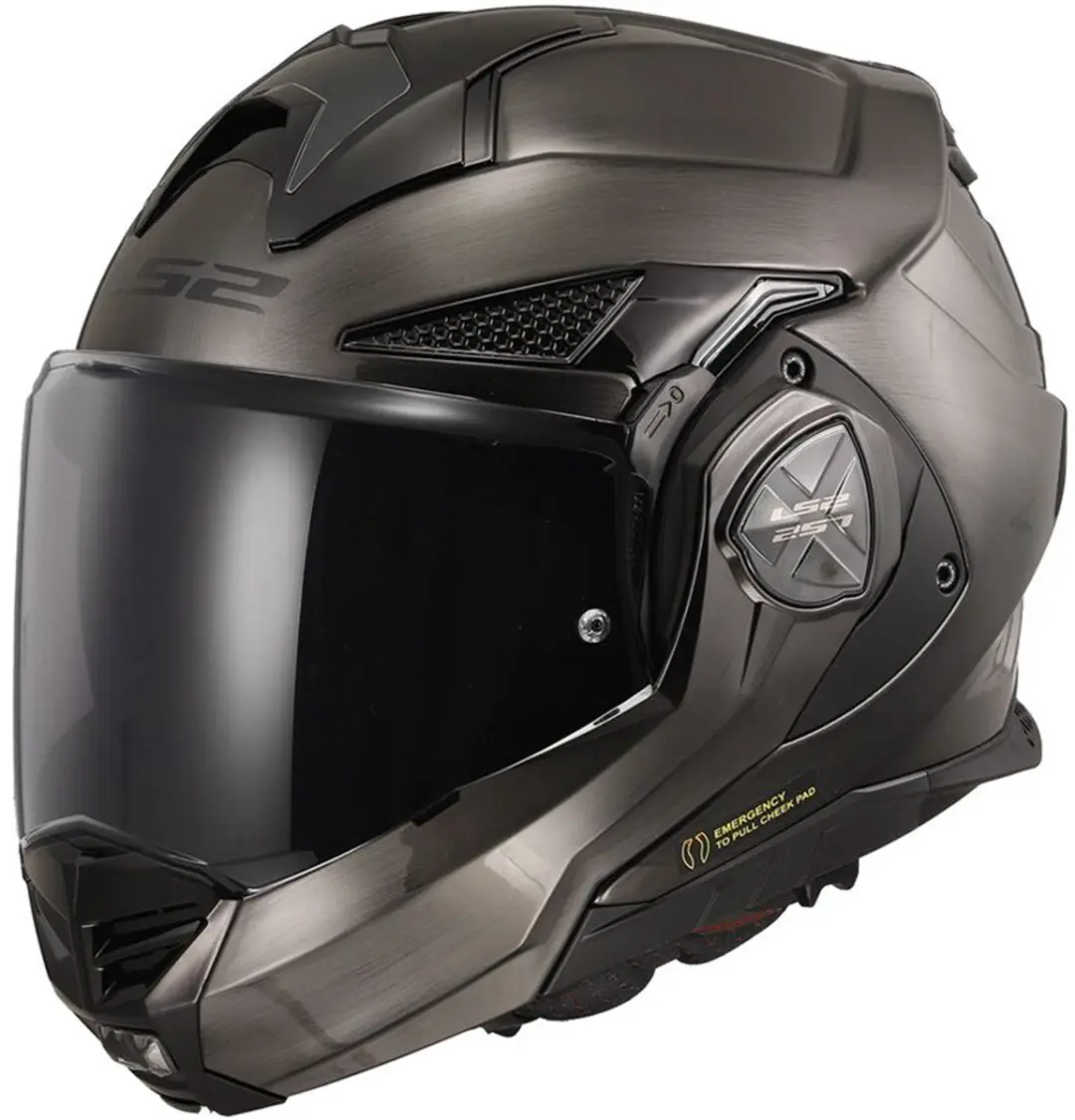 LS2 FF901 Advant X Jeans Titanium 06 Systeemhelm