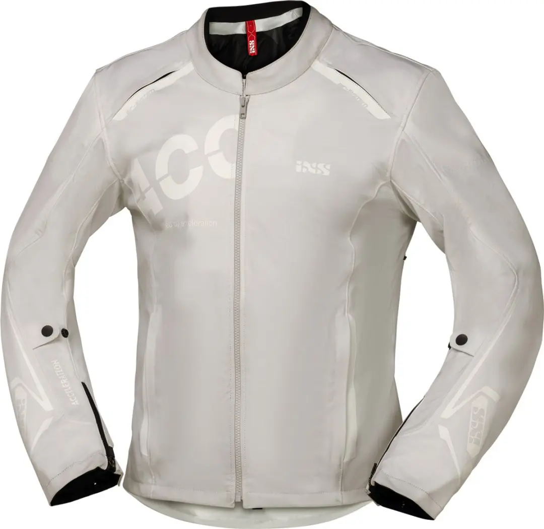 IXS Moto Dynamic Wit Textiele Motorjas