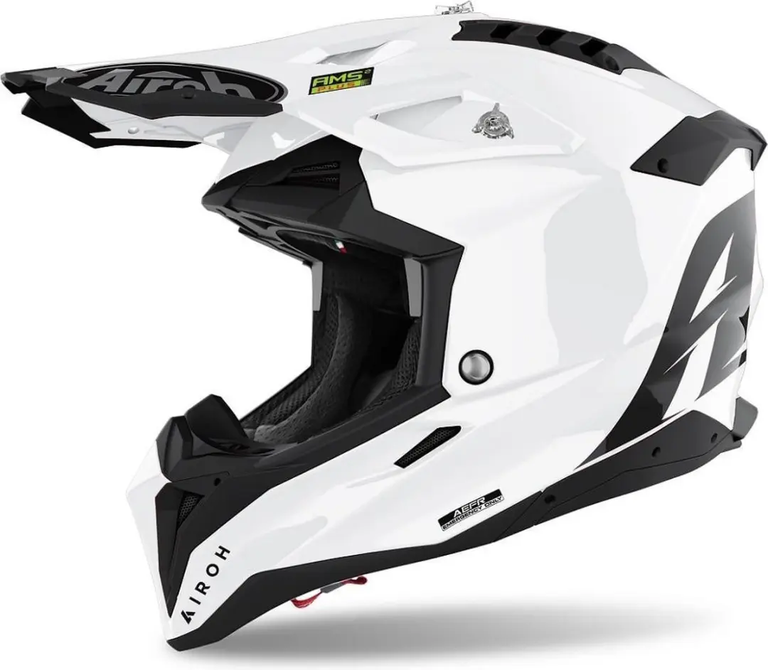 Airoh Aviator 3 AMS� Solid glans wit