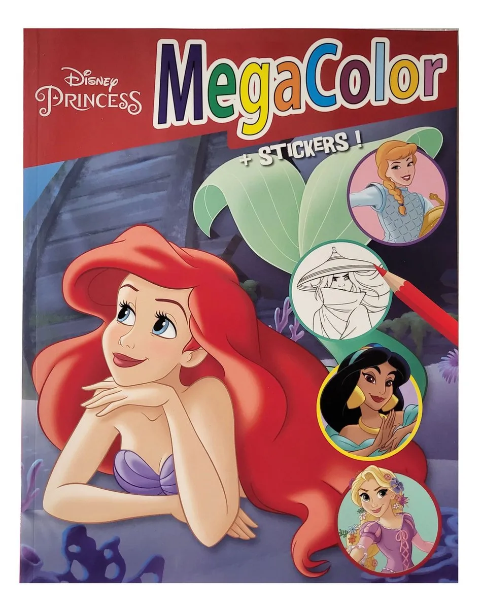 Disney Princess Megacolor Kleurboek