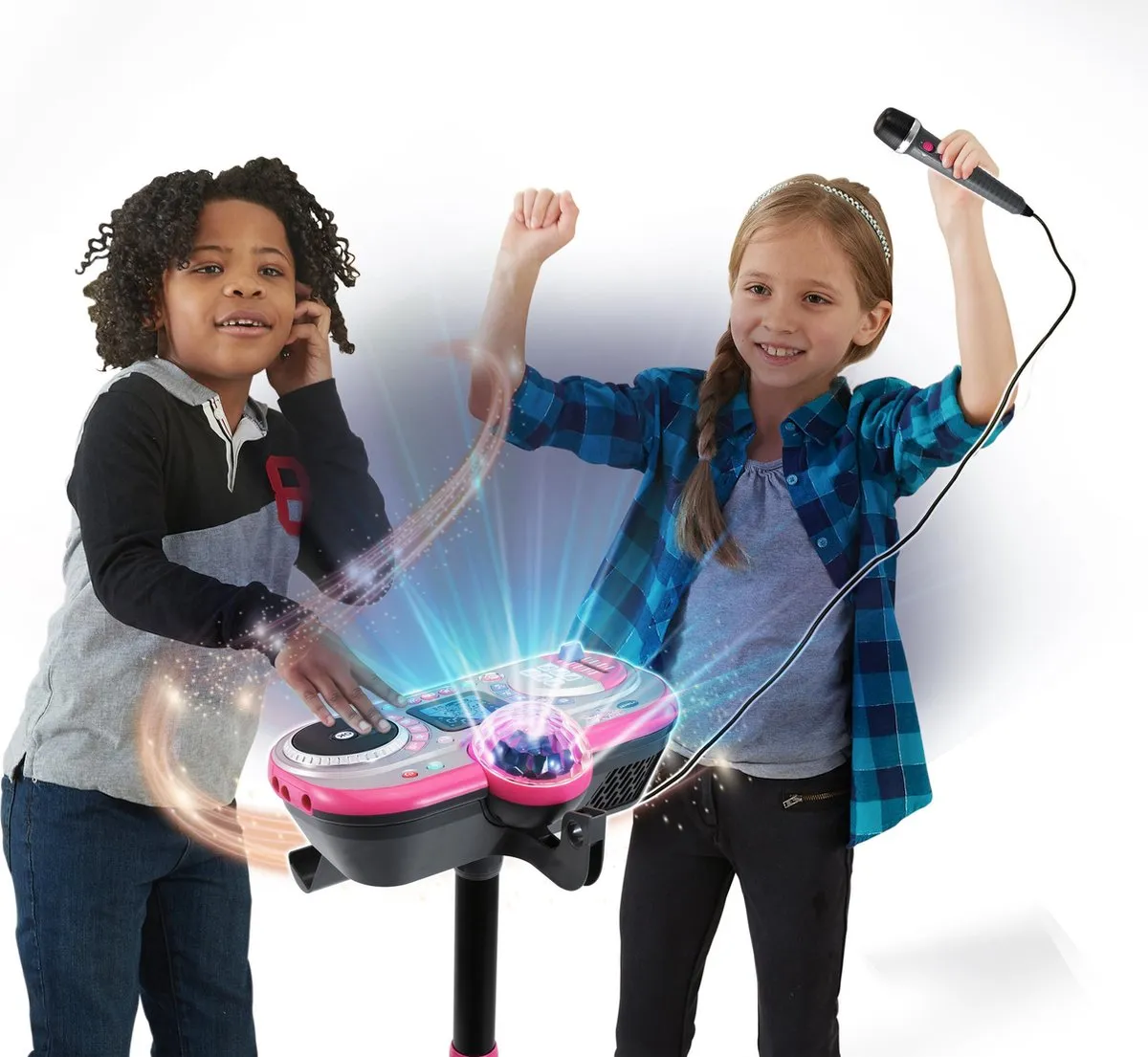 VTech Kidi SuperStar DJ Studio Karaoke Set 80-531723 - Zwart/Roze