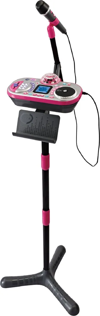 VTech Kidi SuperStar DJ Studio Karaoke Set 80-531723 - Zwart/Roze