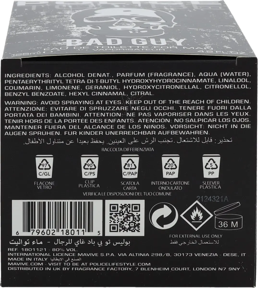 Police To Be Bad Guy Herenparfum 125ml