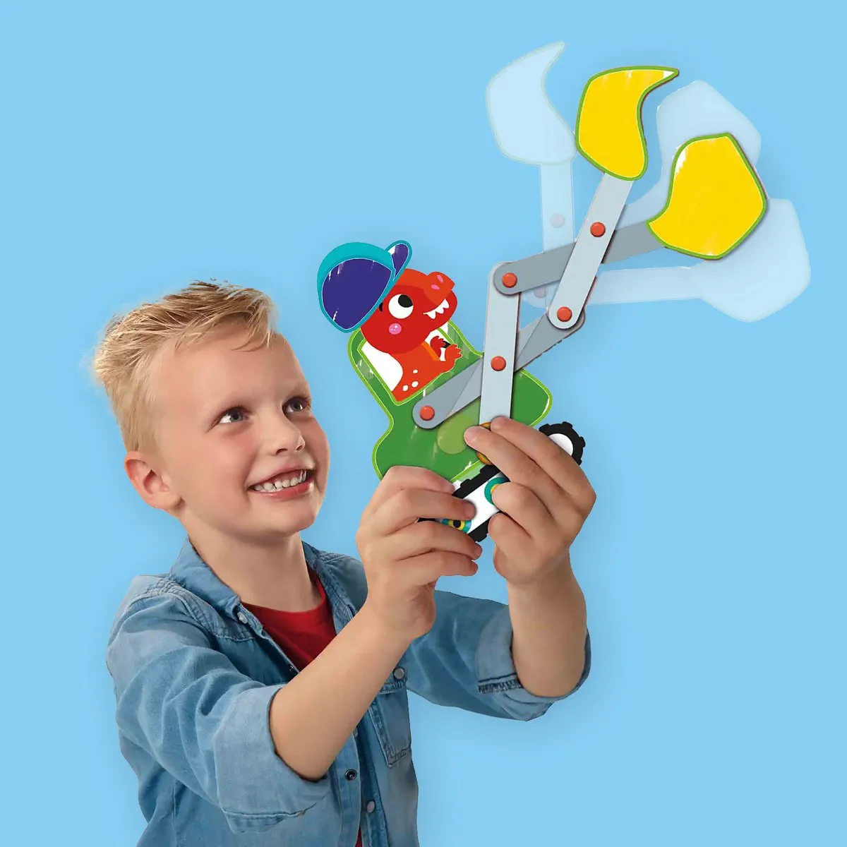 SES Creative Jonge Ingenieurs Dino's Bouwset - 4 Bewegende Dino's