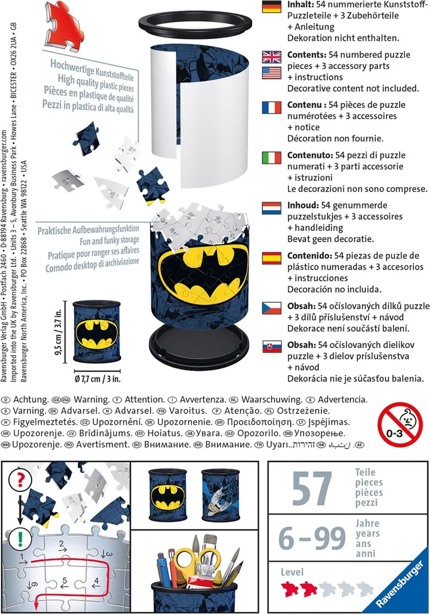 Ravensburger Batman 3D Puzzel 54 Stuks - MPN 112753